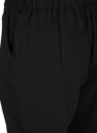 Einfarbige Culotte-Hose mit Taschen, Black, Packshot image number 3