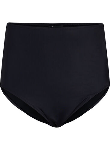 Bikini-Unterteil mit extra hoher Taille, Black, Packshot image number 0