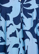 Kleid in Knielänge mit Print und V-Ausschnitt, Blau, Packshot image number 2