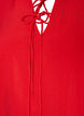 Viskosebluse mit Bindeb&auml;ndern und R&uuml;schendetails, Rot, Packshot image number 2