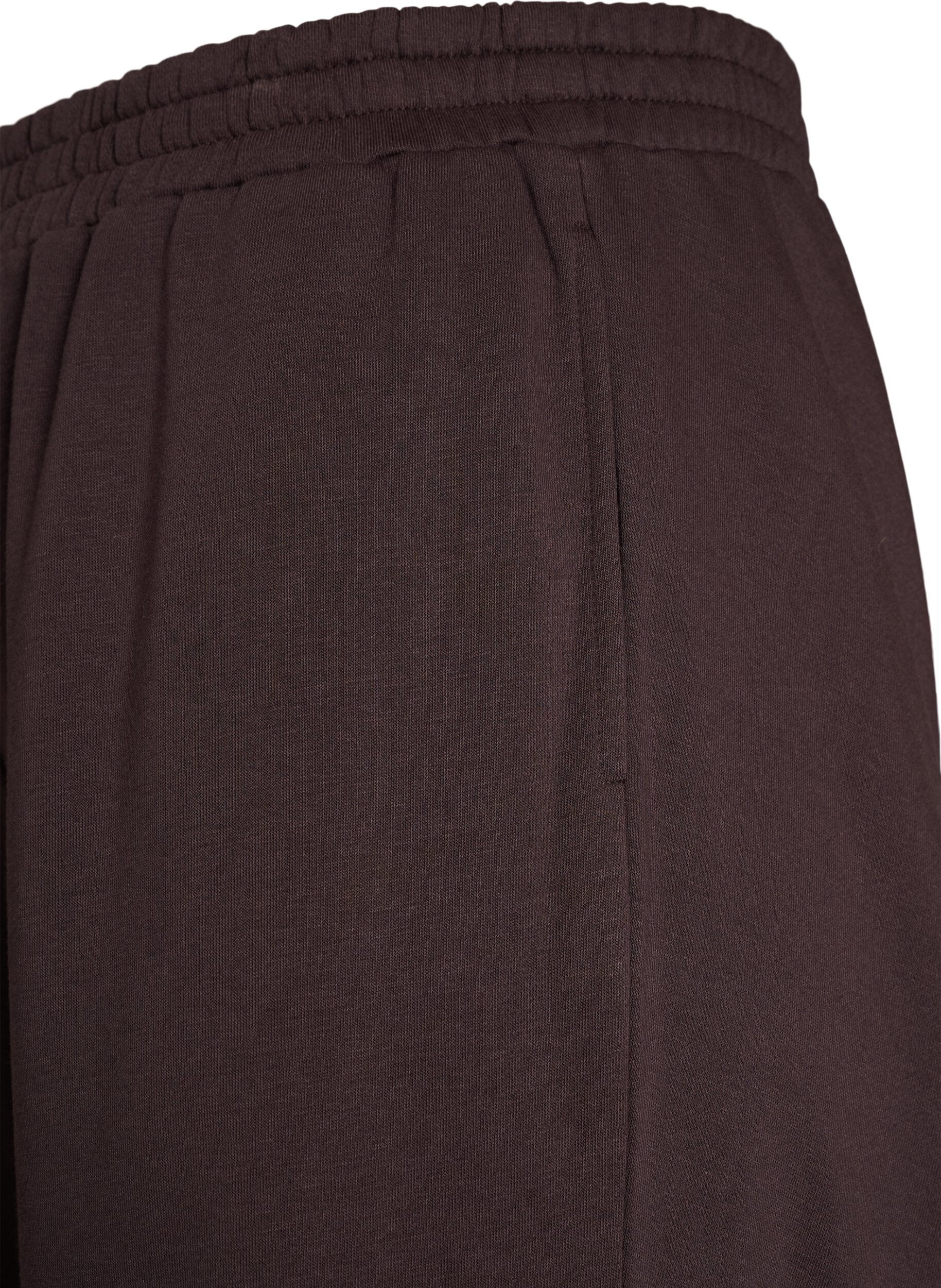 ZizziHoch taillierte Sweatpants mit weitem Bein, Braun, Packshot image number 2