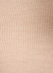 Strickbluse mit Rippstruktur und Knopfdetails, Beige, Packshot image number 2