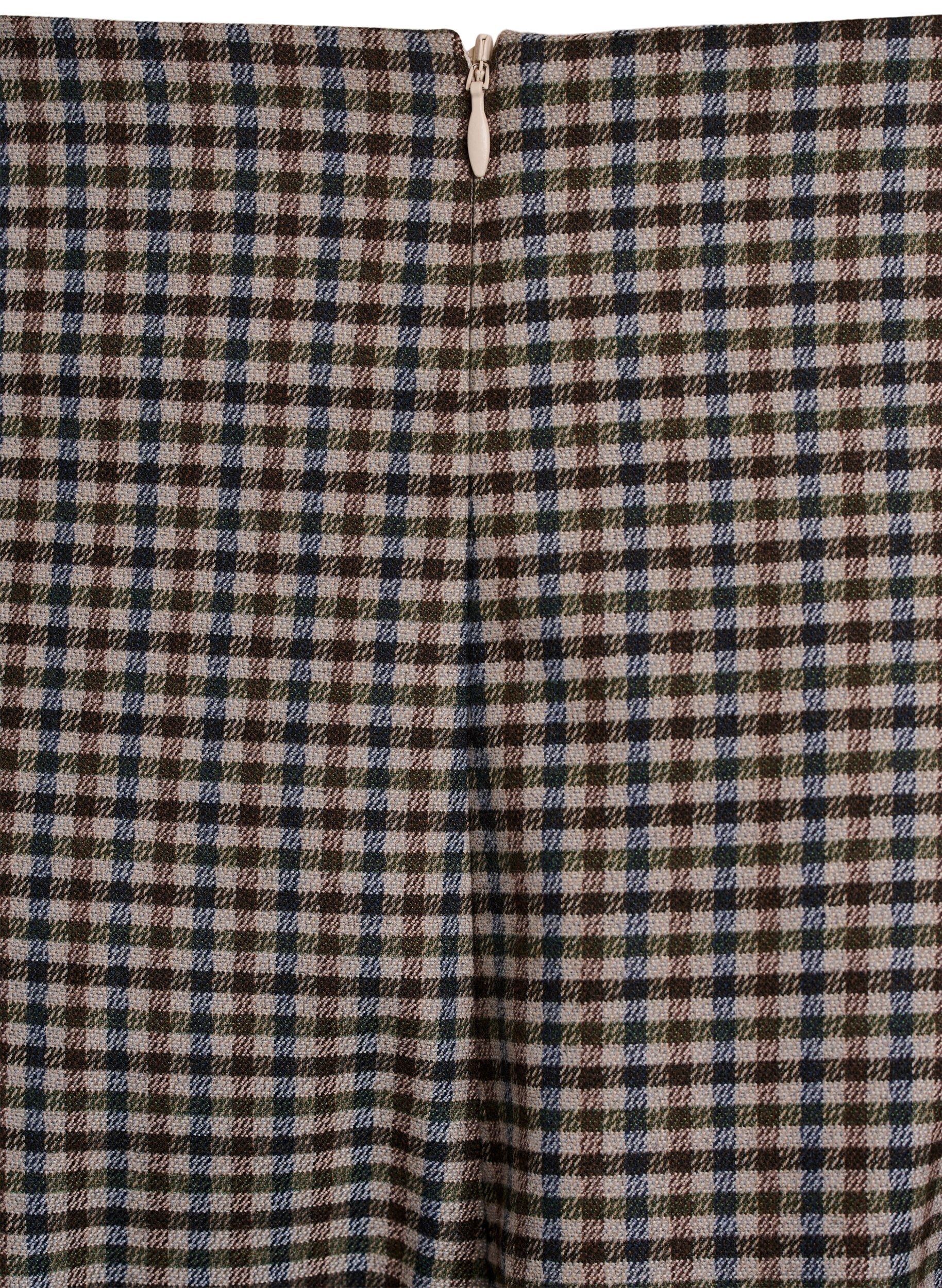 Zizzi Kurzer A-Linien-Rock, Braun, Packshot image number 3