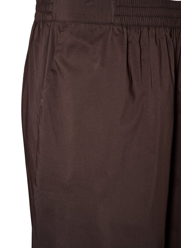 Ballonhose mit Taschen und elastischem Bund, Braun, Packshot