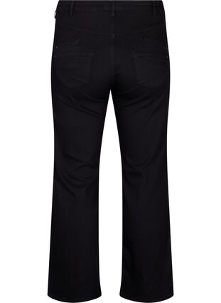 Regular Fit Gemma Jeans mit hoher Taille, Black, Packshot image number 1