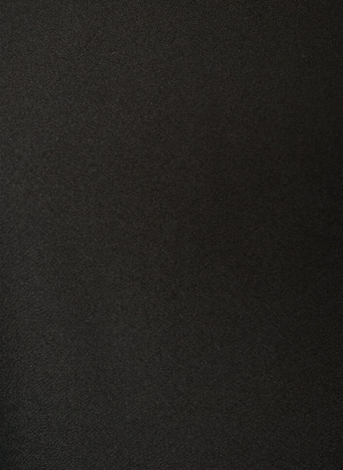 Tunika mit asymmetrischem Spitzenbesatz, Schwarz, Packshot image number 2