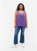 2er-Pack Tops aus einer Baumwollmischung, Deep Lavender/Black, Model image number 2