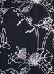 Kurzärmelige Bluse mit Stickmuster, Schwarz, Packshot image number 2