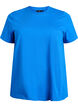 Basic T-Shirt aus Baumwolle mit Rundhalsausschnitt, Blau, Packshot image number 0