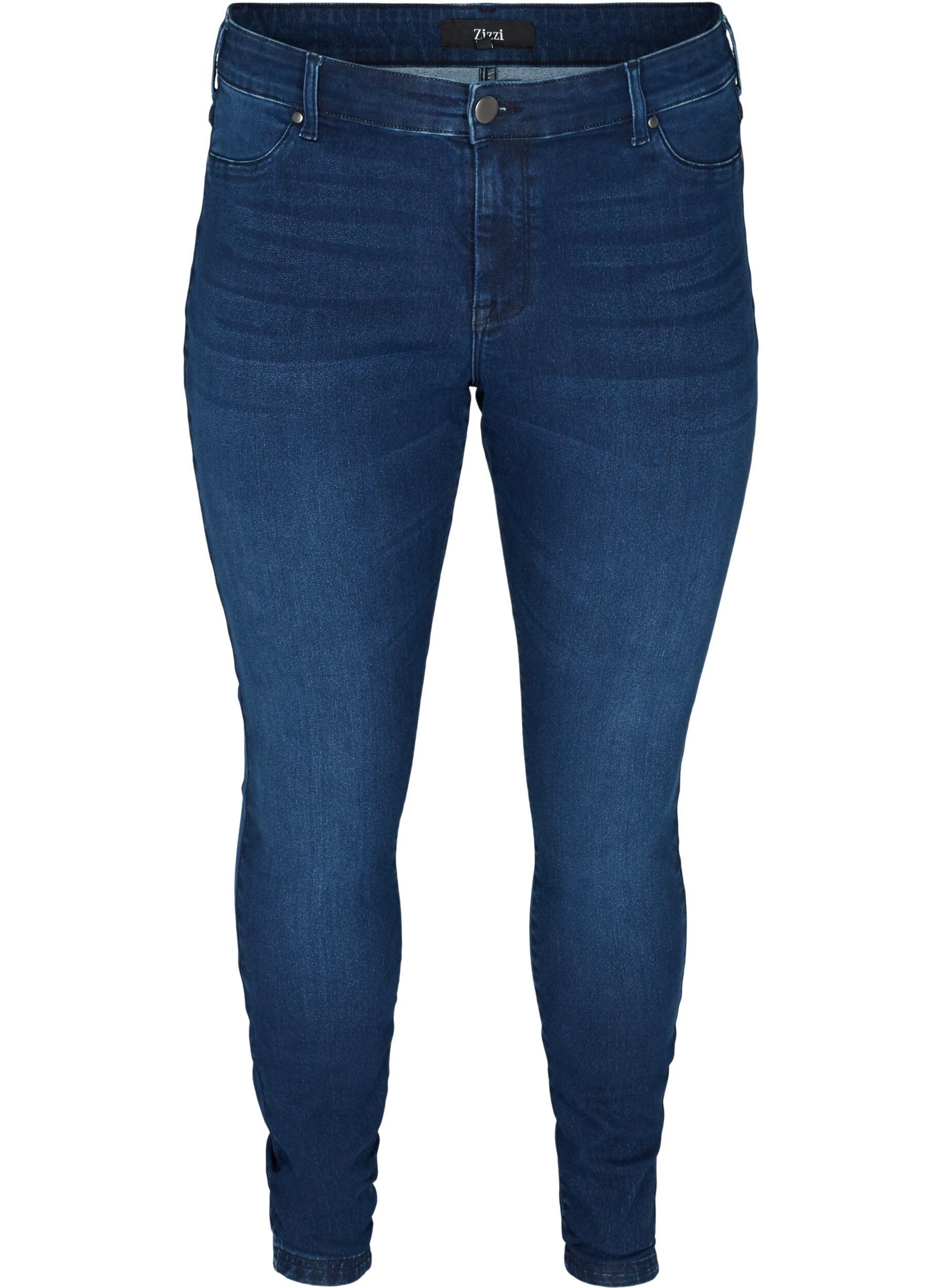Zizzi Jeggings aus Baumwollmischung, Blau, Packshot image number 0