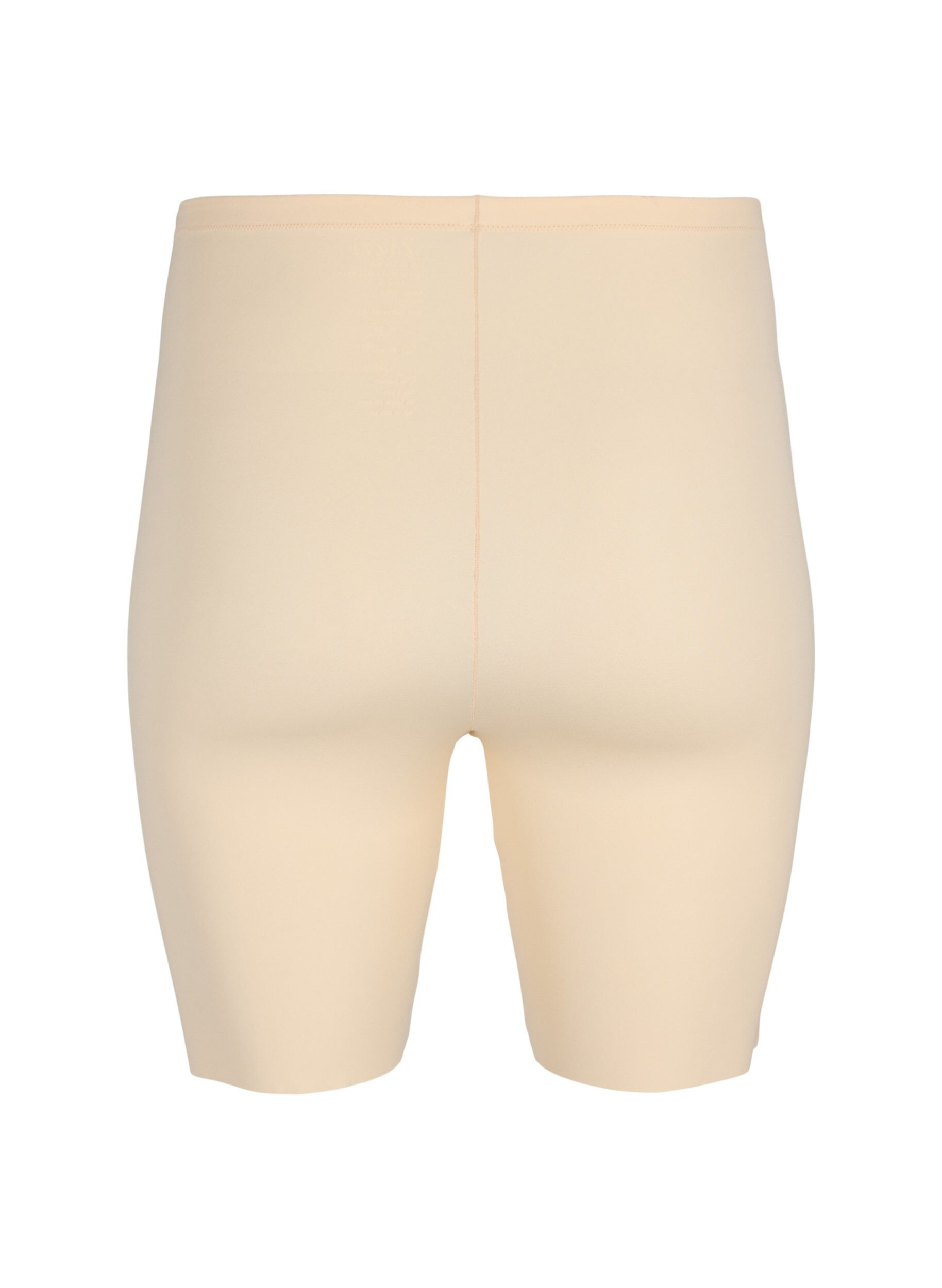 Zizzi Light Shapewear Shorts mit hoher Taille, Beige, Packshot image number 1
