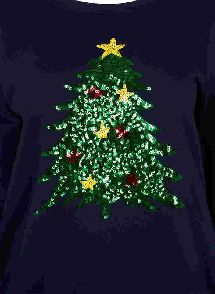Weihnachtspulli, Night Sky Tree, Packshot image number 2