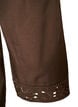 Hemdbluse mit Lochstickerei, Braun, Packshot image number 3