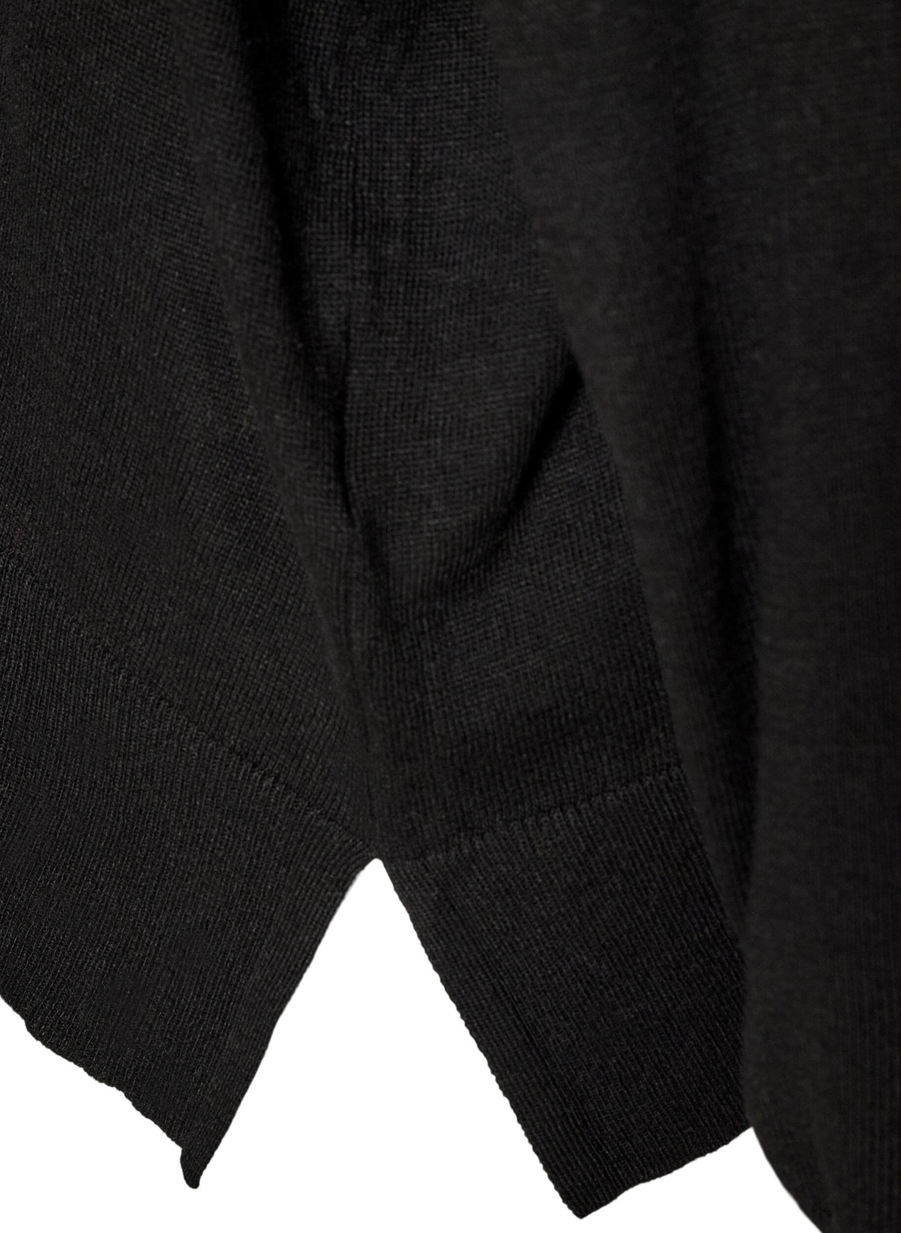 ZizziRollkragenpullover mit lockerer Passform, Schwarz, Packshot image number 3