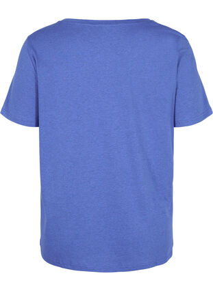 Baumwoll-T-Shirt mit Aufdruck, Dazzling Blue Califo, Packshot image number 1
