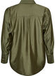 Bluse aus Viskose mit goldenen Kn&ouml;pfen, Gr&uuml;n, Packshot image number 1