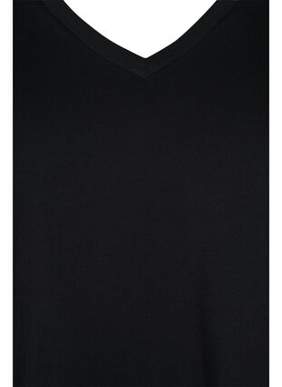2er-Pack basic T-Shirts aus Baumwolle, Tango Red/Black, Packshot image number 3