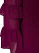 Kurzes Kleid mit transparenten R&uuml;schen&auml;rmeln, Lila, Packshot image number 3