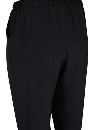 Hosen mit Taschen und elastischem Bündchen, Black, Packshot image number 3
