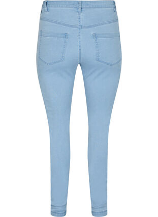 Super Slim Amy Jeans mit hoher Taille, Ex Lt Blue, Packshot image number 1