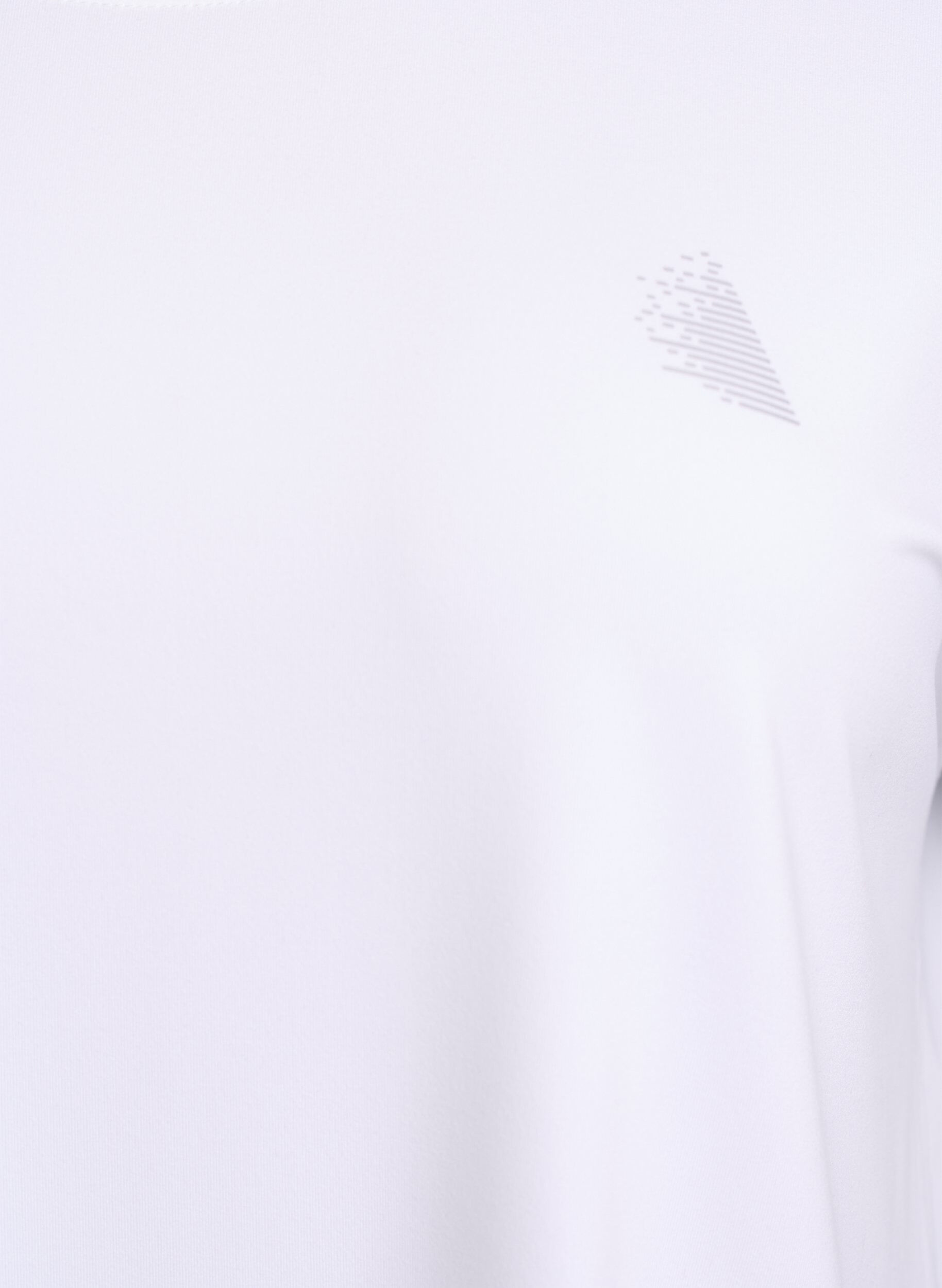 Zizzi Einfarbiges Trainings-T-Shirt, Wei&szlig;, Packshot image number 2