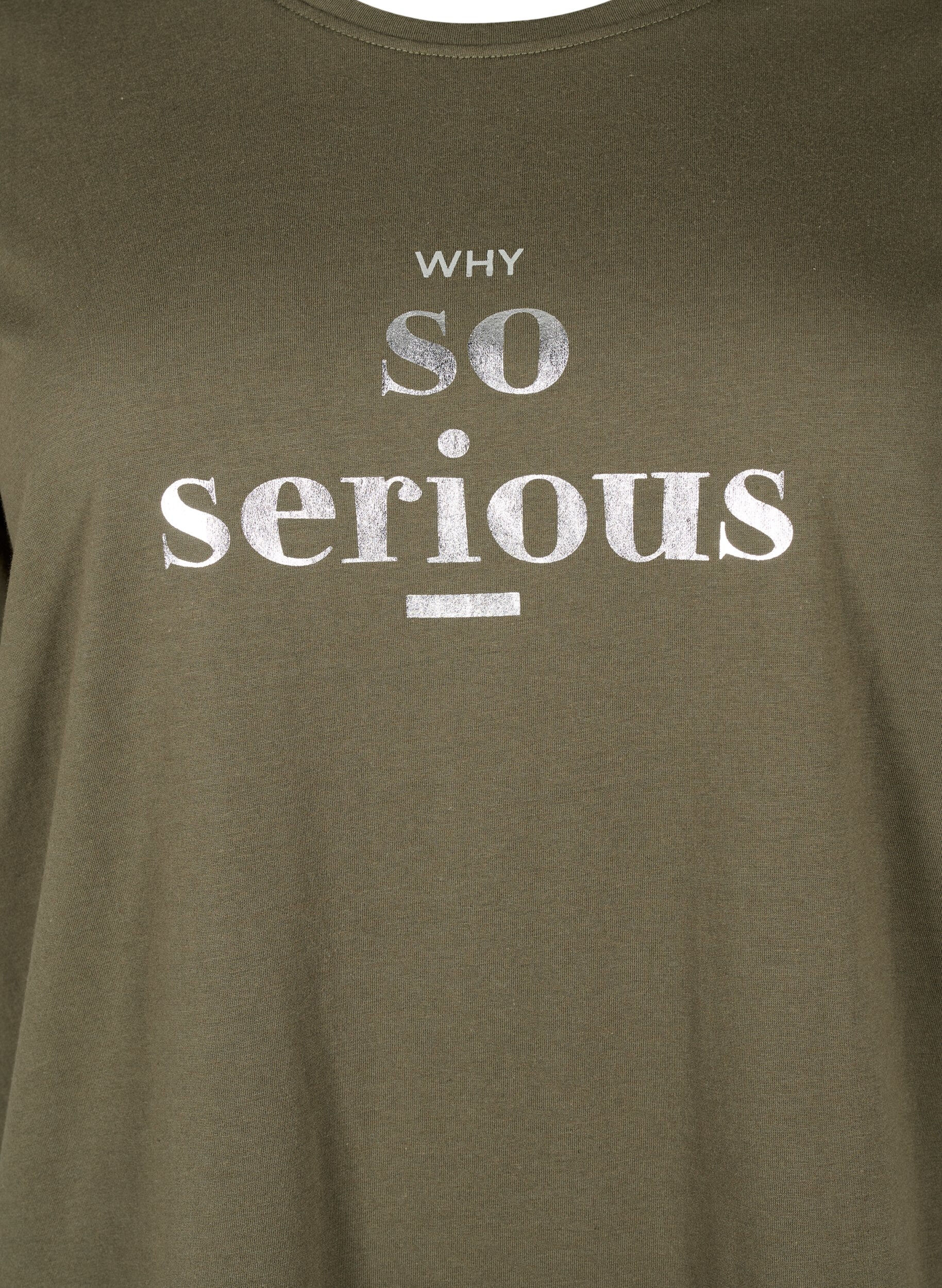 Zizzi FLASH - T-Shirt mit Motiv, Ivy Green, Packshot image number 2