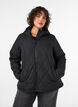 Leicht wattierte Jacke mit Rautensteppung, Schwarz, Model image number 0