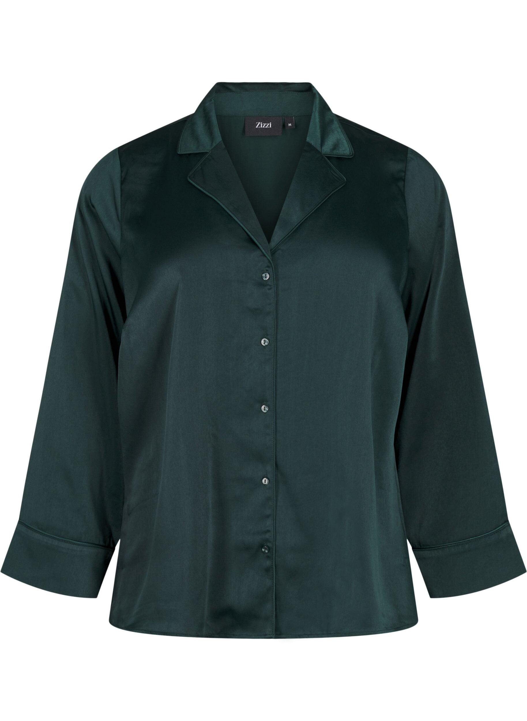 Zizzi Satin-Nachthemd, Scarab, Packshot image number 0