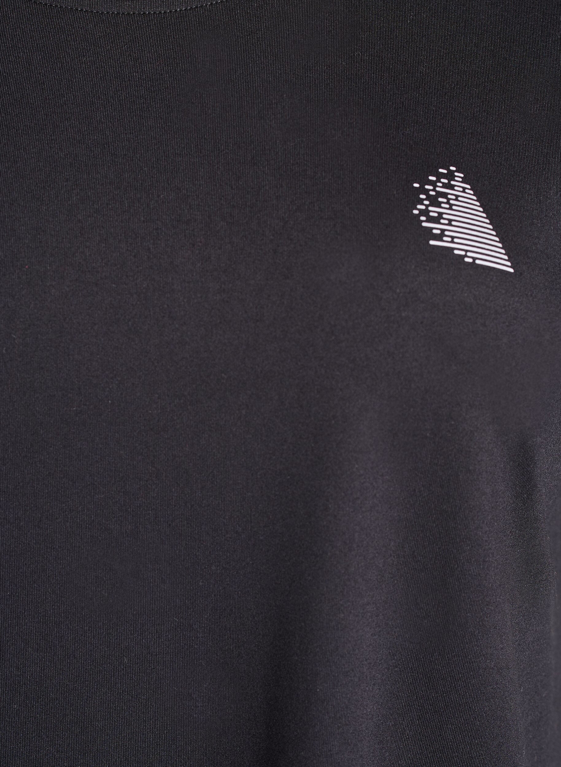 Zizzi Einfarbiges Trainings-T-Shirt, Schwarz, Packshot image number 2