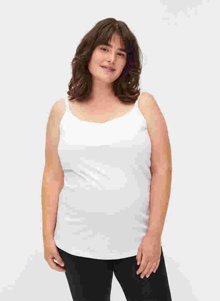 Schwangerschaftstop mit Stillfunktion, Bright White, Model