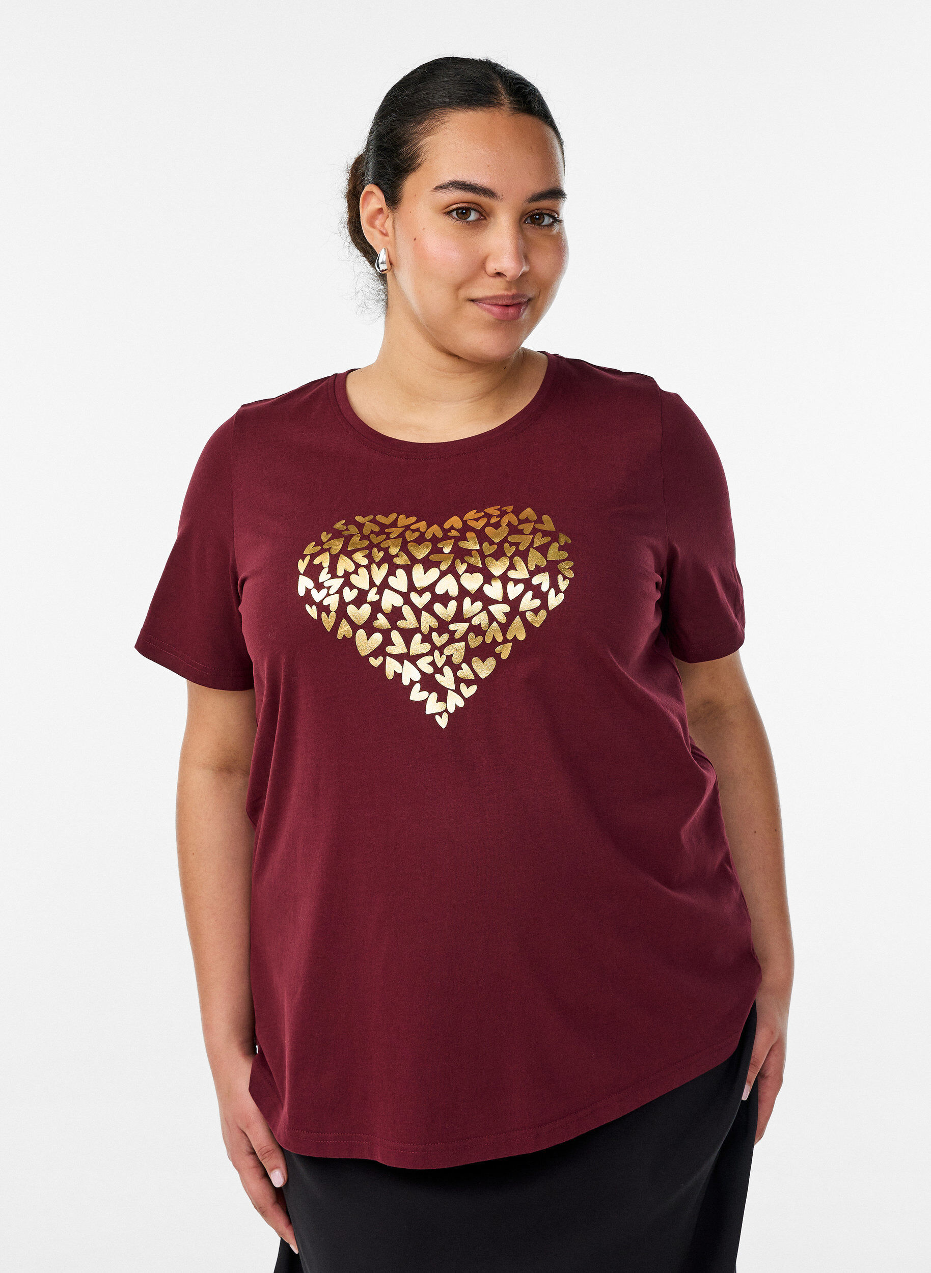 ZizziT-Shirt mit Print, Rot, Model image number 0