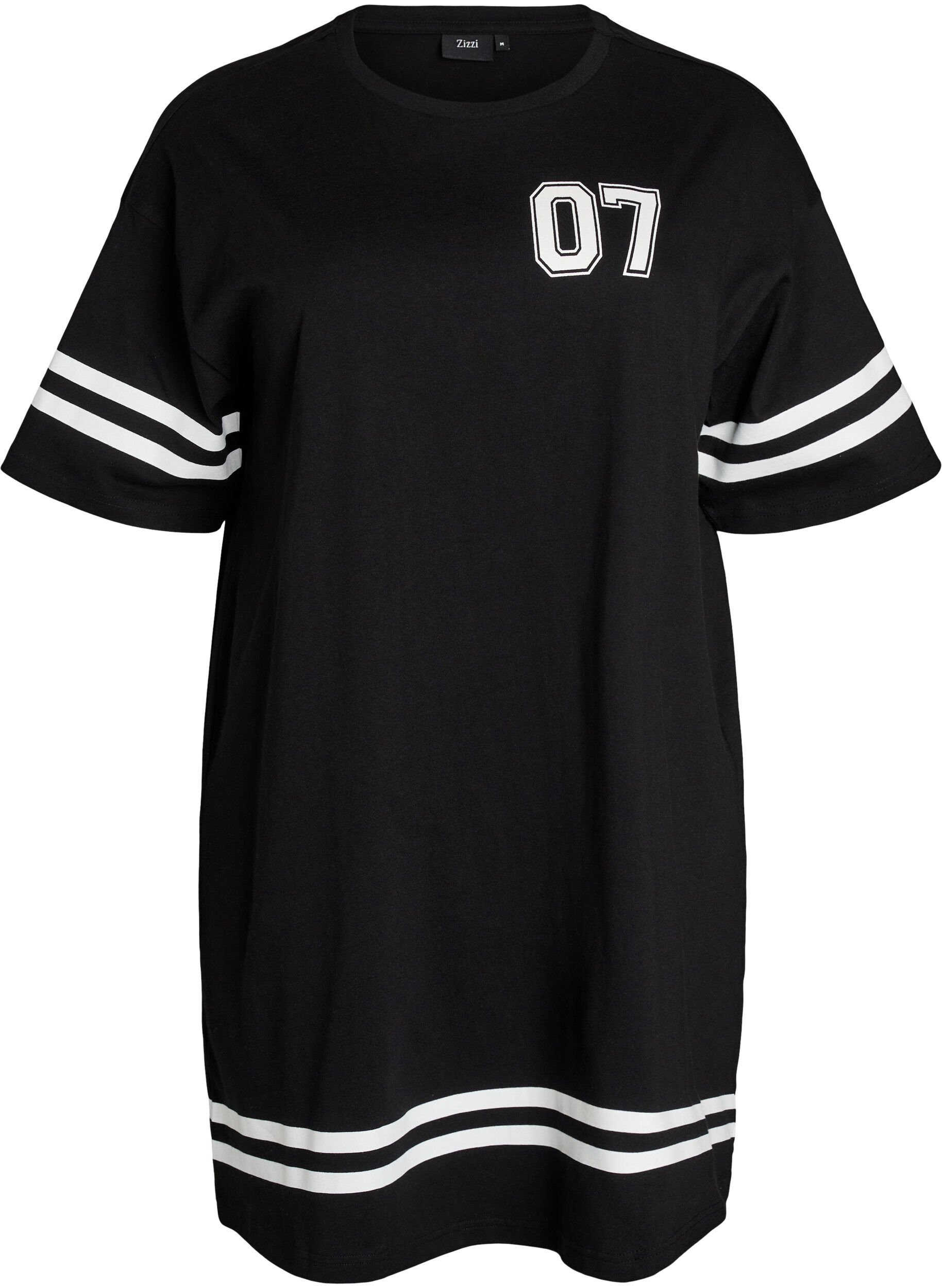 Sportliches T-Shirtkleid aus Baumwolle