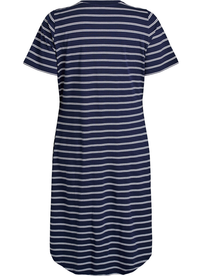 Kleid aus Baumwolle mit Twist-Detail, Blau, Packshot image number 1