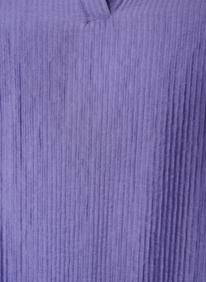 Strukturiertes A-Linien-Kleid, Lila, Packshot image number 2
