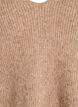 Strickbluse mit V-Ausschnitt und Raglan&auml;rmeln, Braun, Packshot image number 2