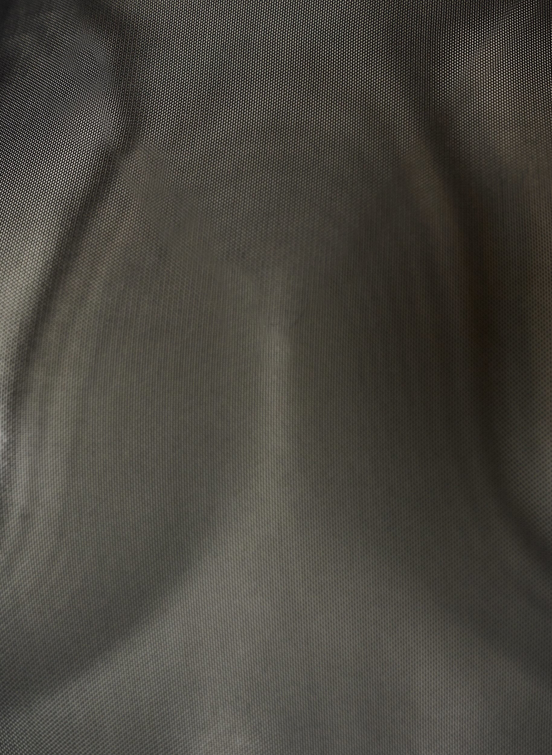 ZizziTop aus Mesh mit kurzen &Auml;rmeln und Rundhalsausschnitt, Schwarz, Packshot image number 2