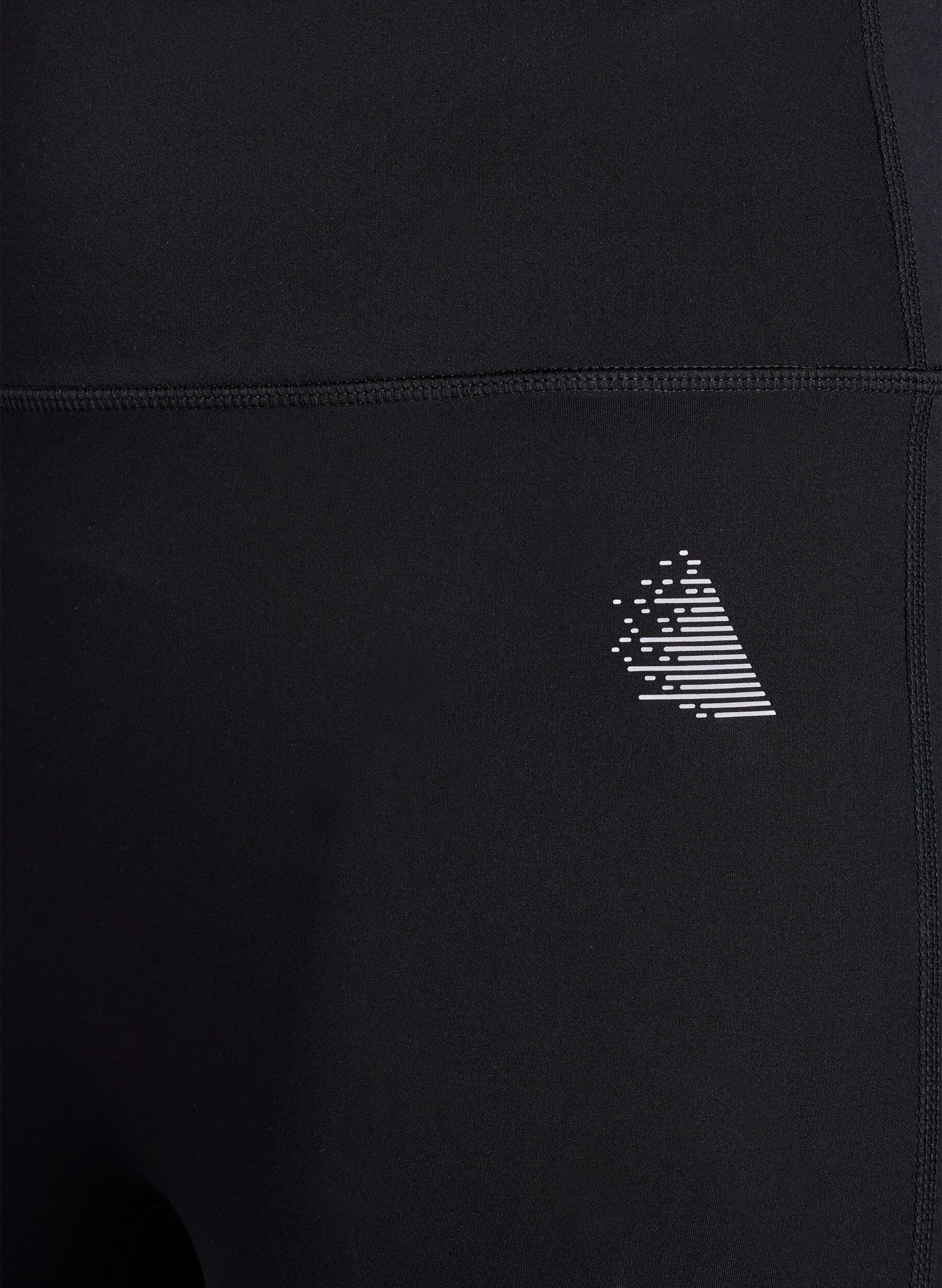 Zizzi CORE, Squat-proof 3/4 Trainingsleggings mit Tasche, Schwarz, Packshot image number 2