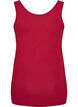 Einfarbiges Basic Top aus Baumwolle, Rot, Packshot image number 1