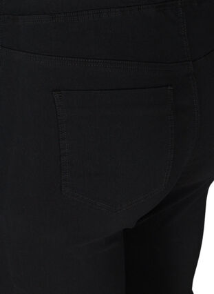 Einfarbige Capri-Jeans aus Viskosemischung, Black, Packshot image number 3