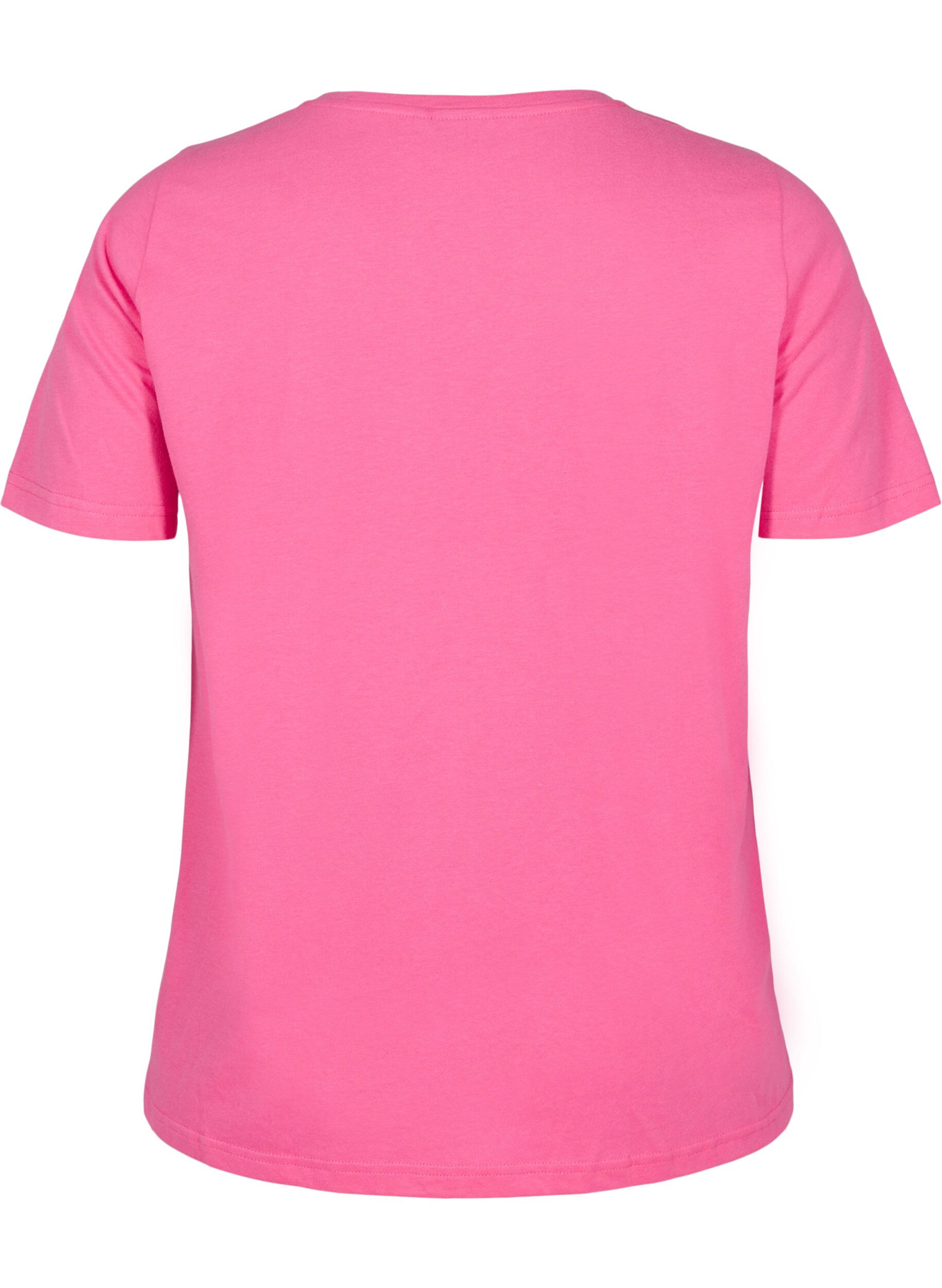 Zizzi FLASH - T-Shirt mit Print, Pink, Packshot image number 1