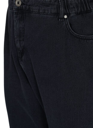 Slouchy Fit Saga Jeans mit hoher Taille, Grey Denim, Packshot image number 2