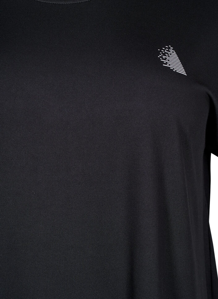 Langes Trainingsshirt, Schwarz, Packshot image number 2