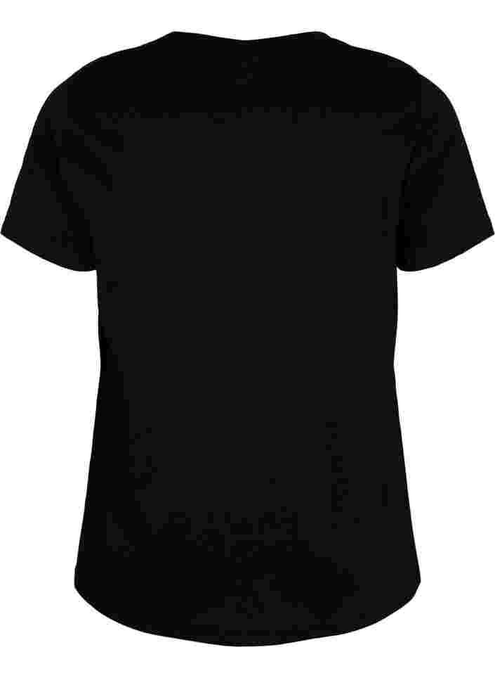 Trainings-T-Shirt mit Print, Black Don't Quit , Packshot image number 1