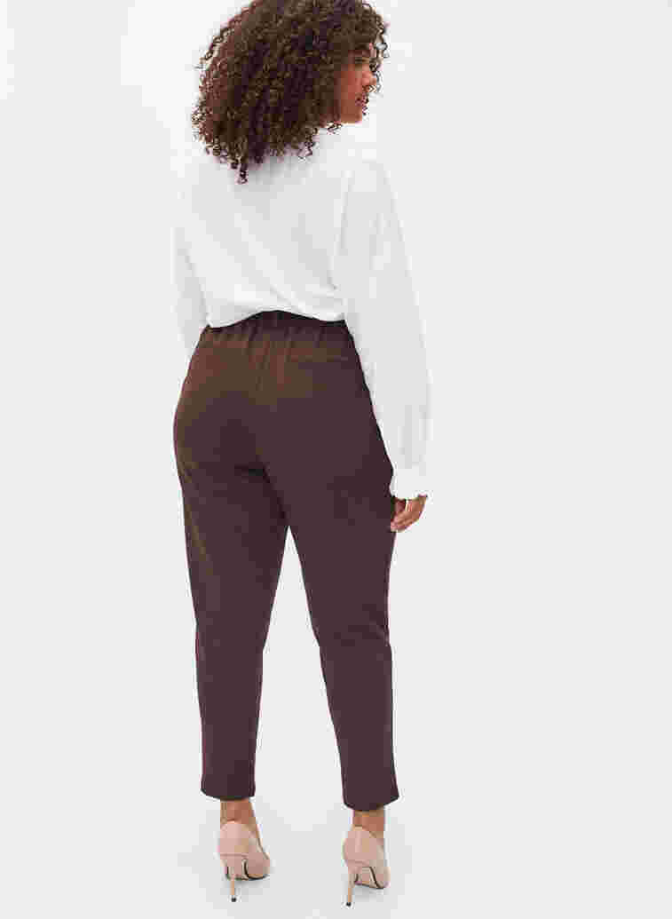 Cropped Hose mit Taschen und verstellbaren Schnüren, Coffee Bean, Model image number 1
