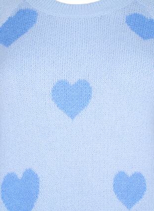 Pullover mit Herzen, Ch. Blue/Blue Bonnet, Packshot image number 2