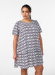 Kleid aus Viskose mit Schnittlinie, Blau, Model image number 0