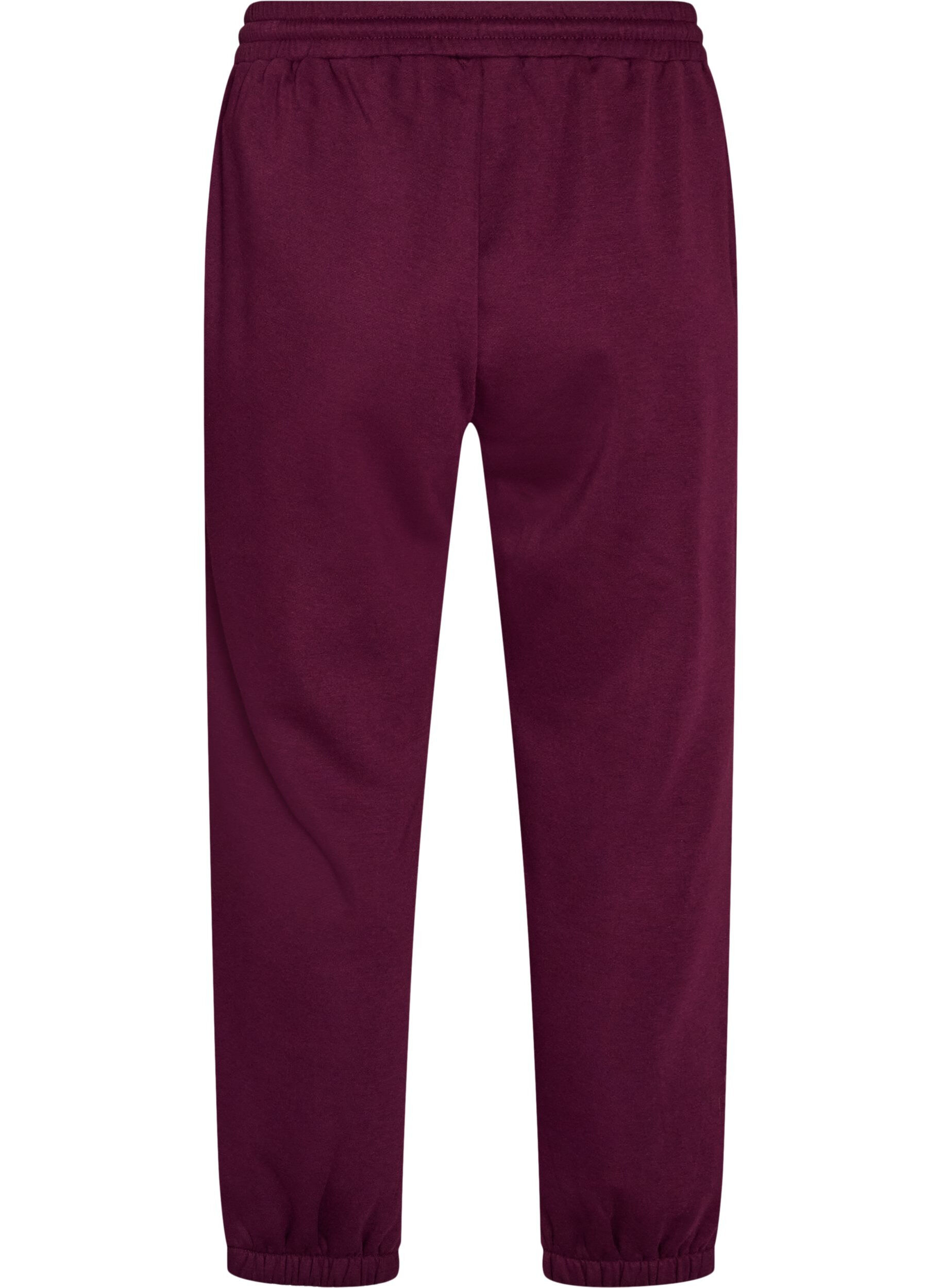 ZizziHoch taillierte Sweatpants mit Kordelzug, Lila, Packshot image number 1