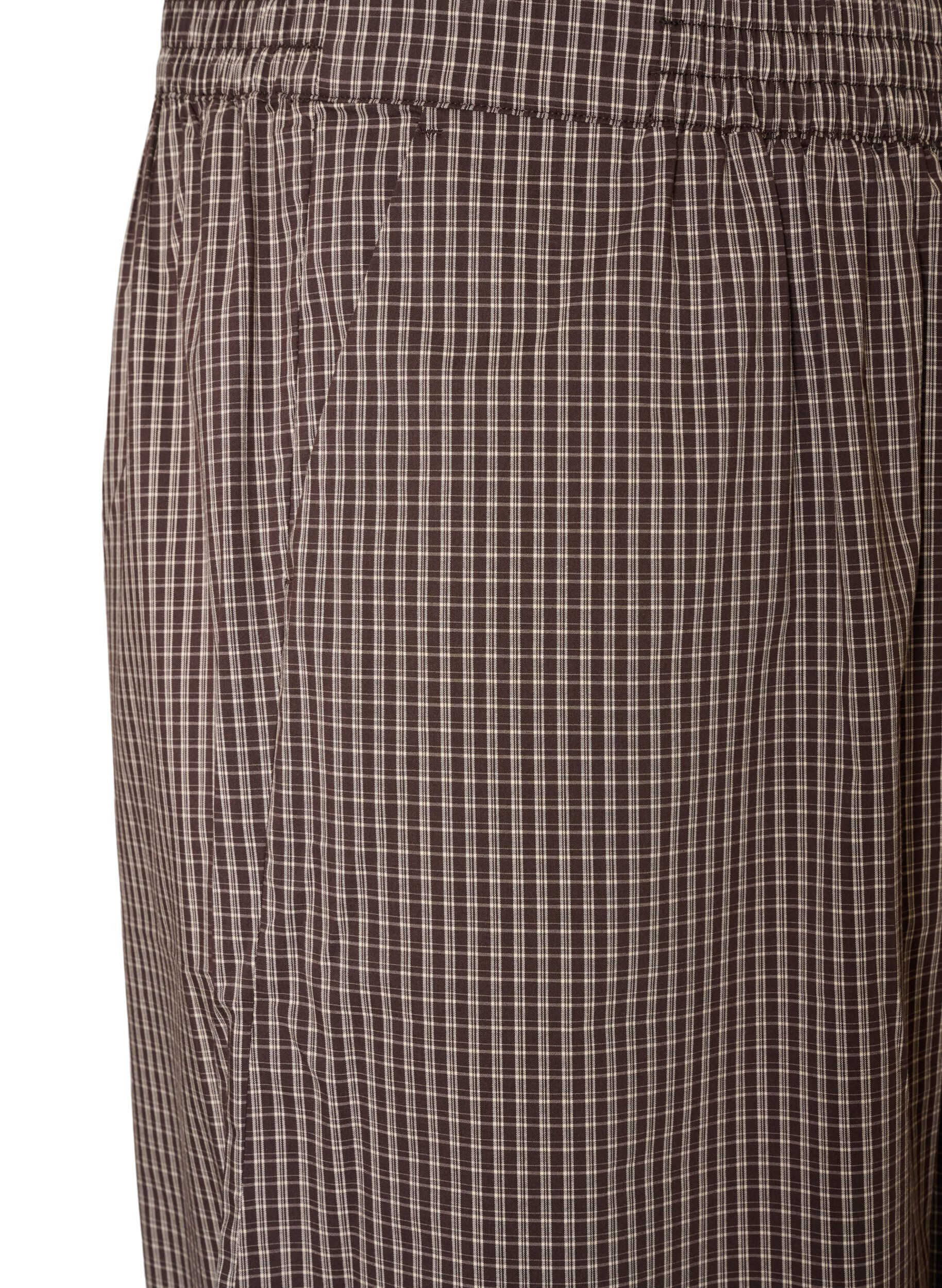 ZizziBallonhose mit hoher Taille und Allover-Muster, Braun, Packshot image number 2