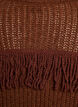 Strickbluse mit Fransen am Rücken, Braun, Packshot image number 3