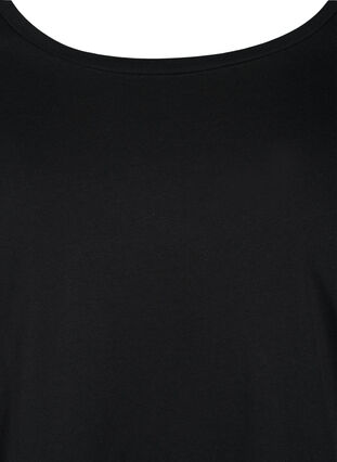 2er-Pack Basic-Bluse aus Baumwolle, Black/Black, Packshot image number 2